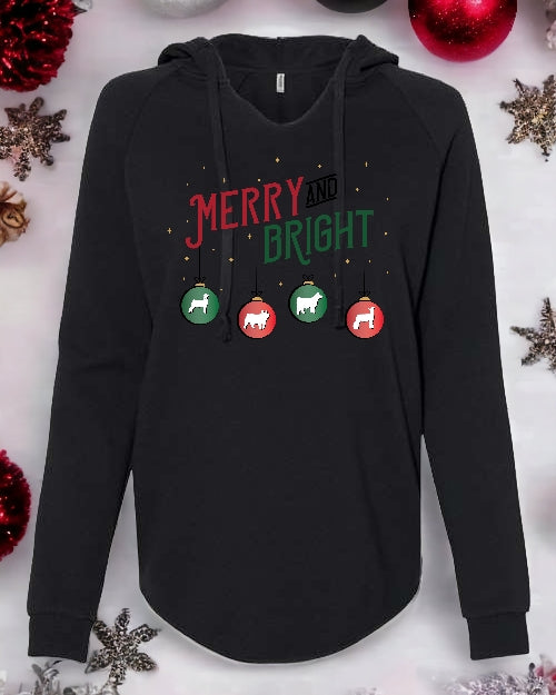 Merry and Bright Animal HOODIE