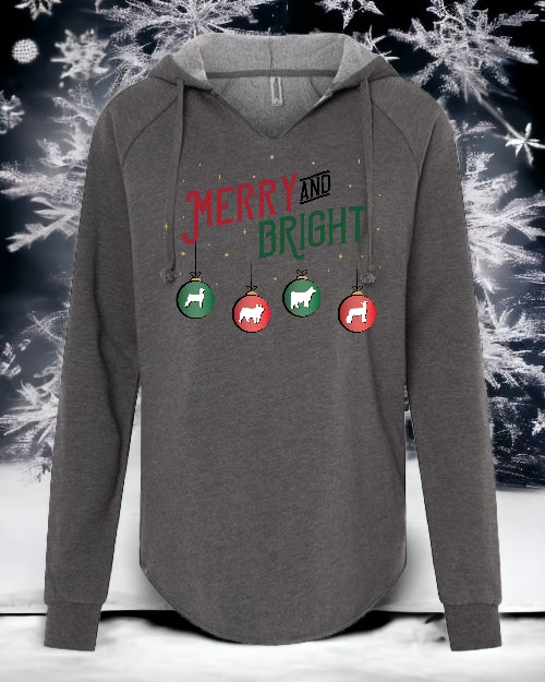 Merry and Bright Animal HOODIE