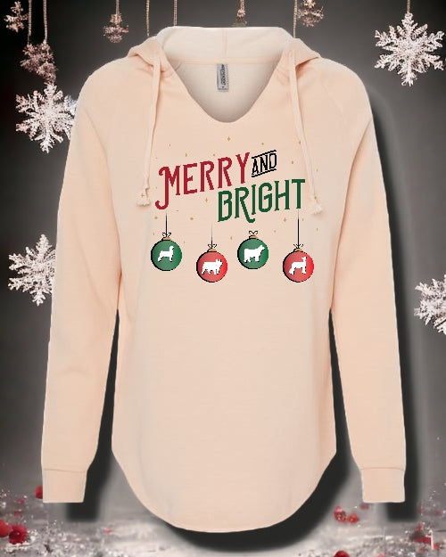 Merry and Bright Animal HOODIE