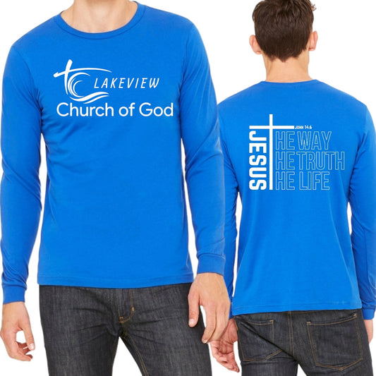 Blue Long Sleeve T-shirt