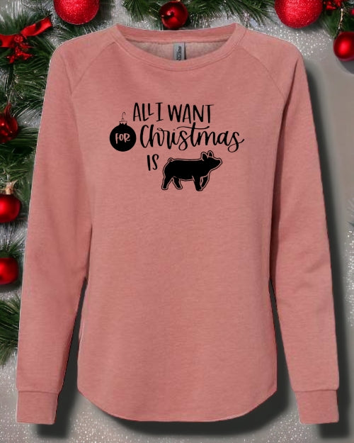 All I Want For Christmas is *Livestock* CREWNECK