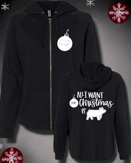 All I Want For Christmas is *Livestock* FULL-ZIP