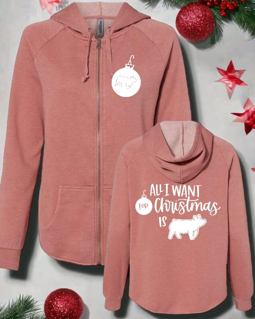 All I Want For Christmas is *Livestock* FULL-ZIP