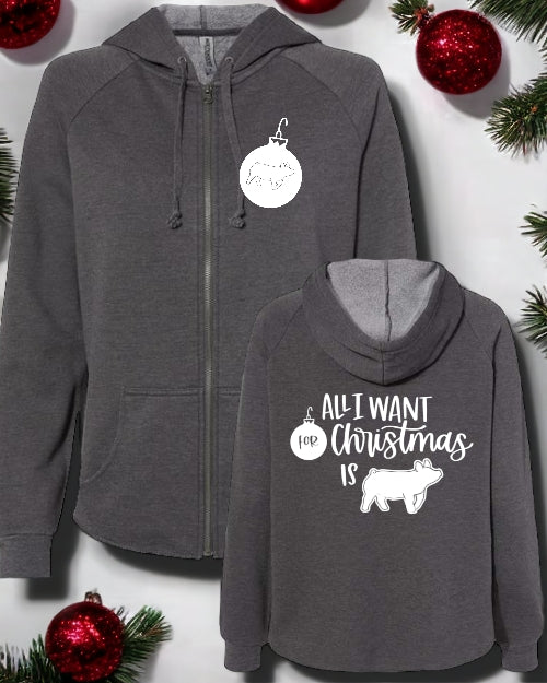 All I Want For Christmas is *Livestock* FULL-ZIP