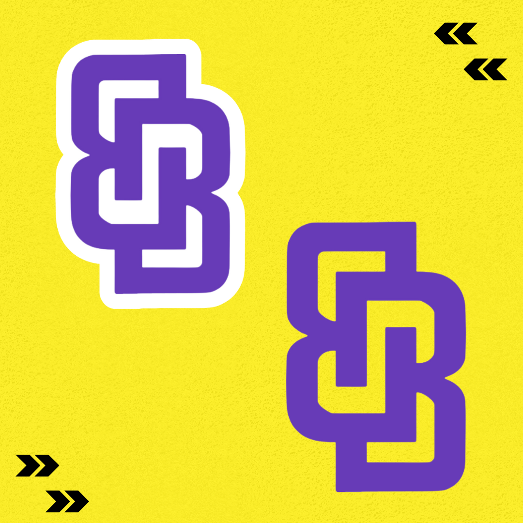 Purple BB Logo Sticker/Decal