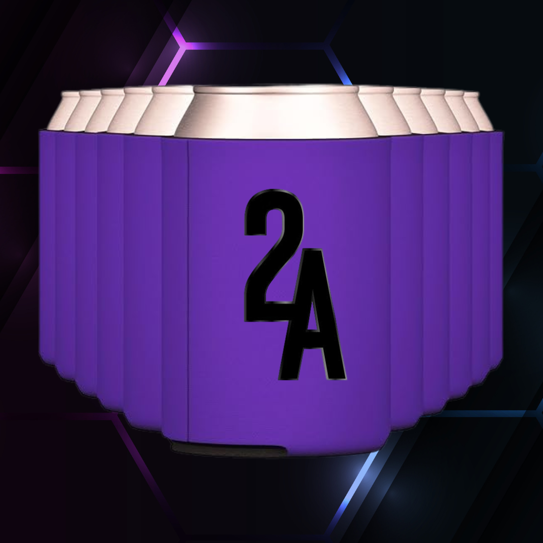 2A Purple Koozie