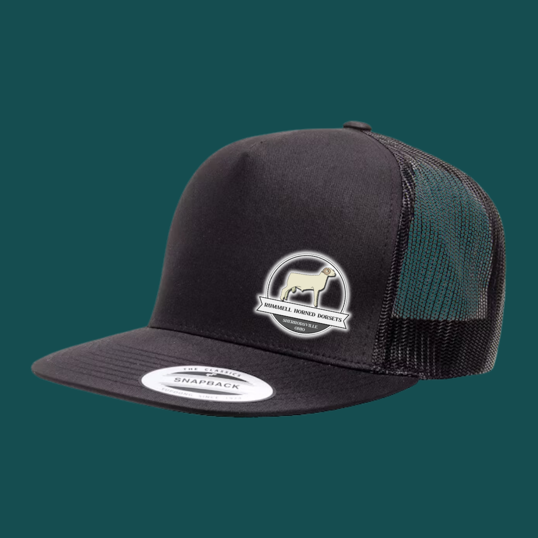 RHD Black Flat Bill Hat