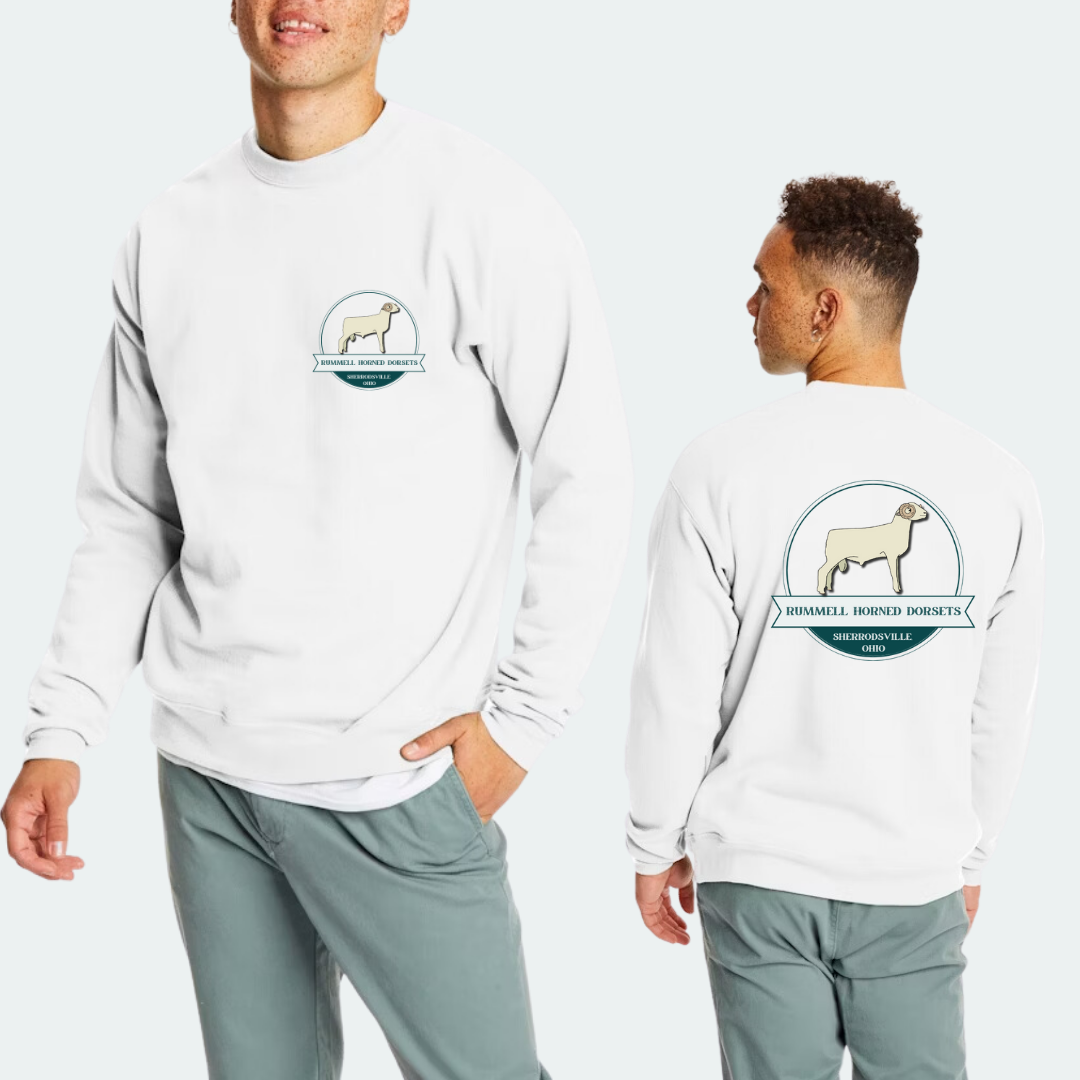 RHD White Crewneck Sweatshirt