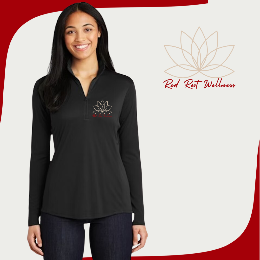 RRW Black Quarter Zip Pullover