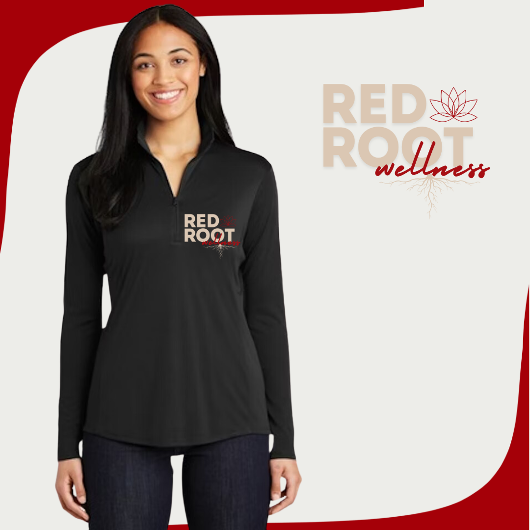 RRW Black Quarter Zip Pullover