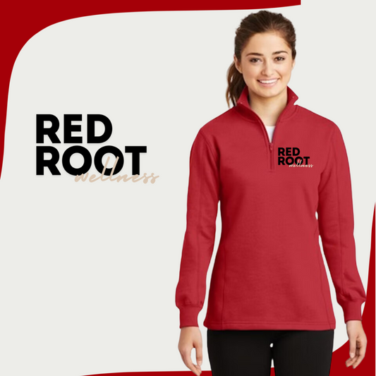 RRW Red Quarter Zip Sweatshirt