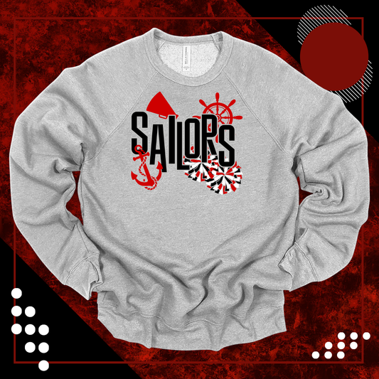 LS Sailor Collage Sweatshirt