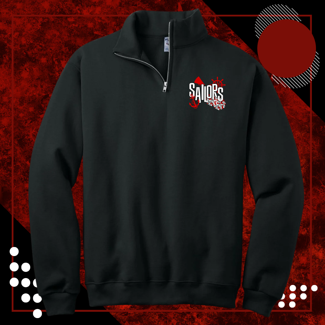 1/4-Zip Cadet Collar Sweatshirt