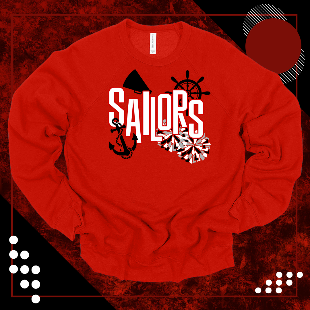 LS Sailor Collage Sweatshirt