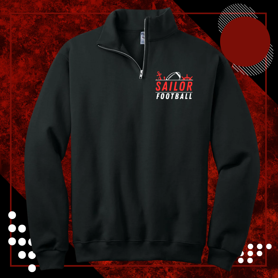 1/4-Zip Cadet Collar Sweatshirt