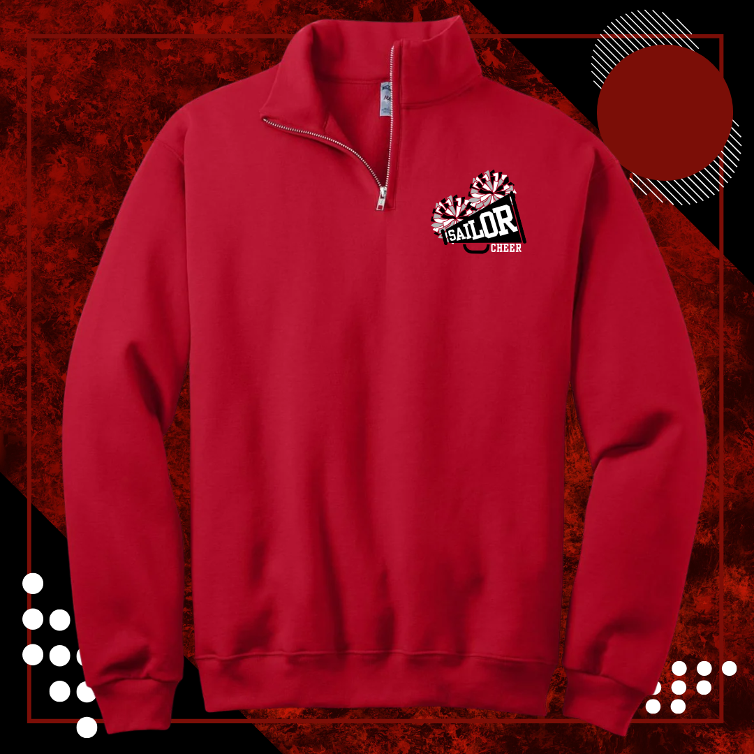 1/4-Zip Cadet Collar Sweatshirt