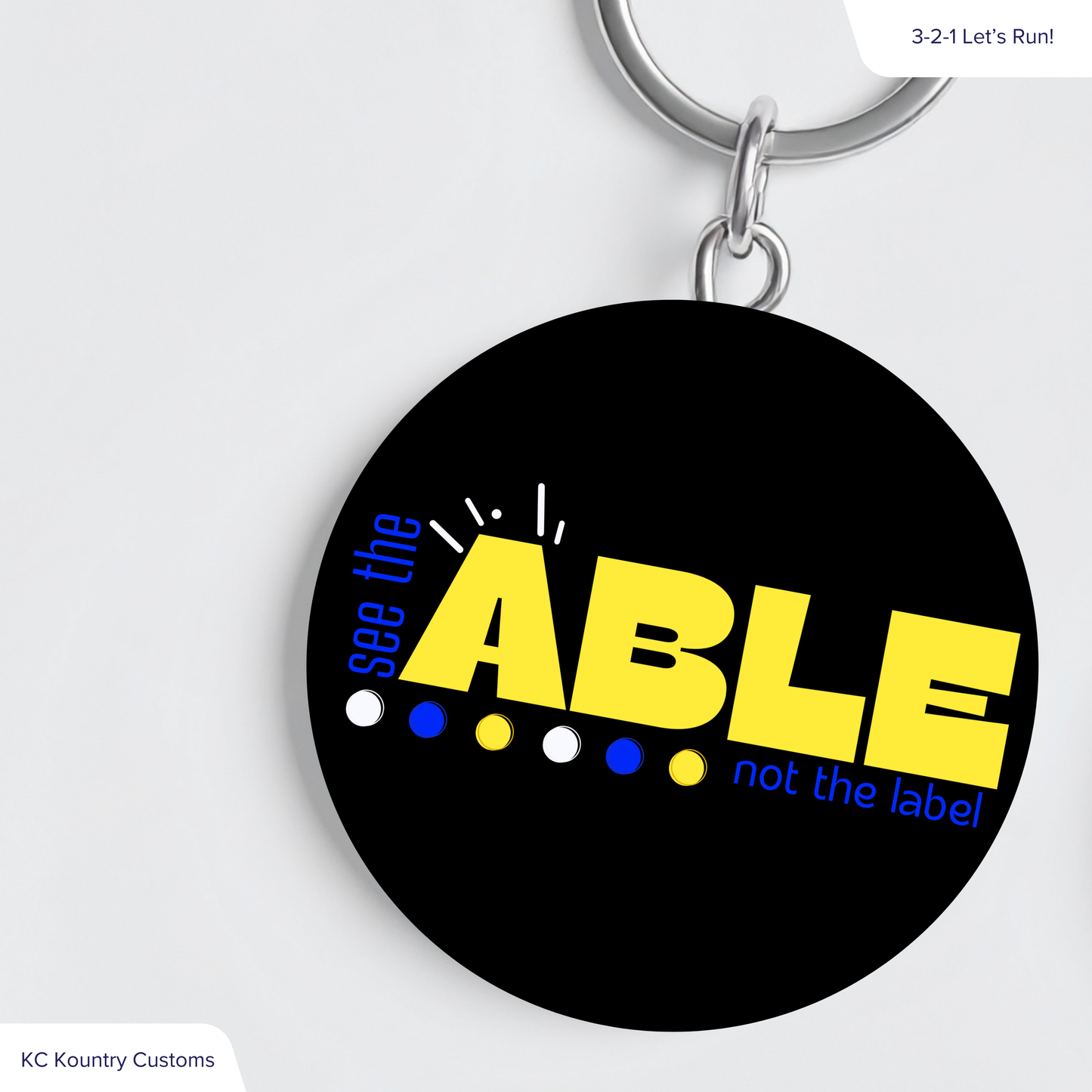 See The ABLE Not The Label Keychain