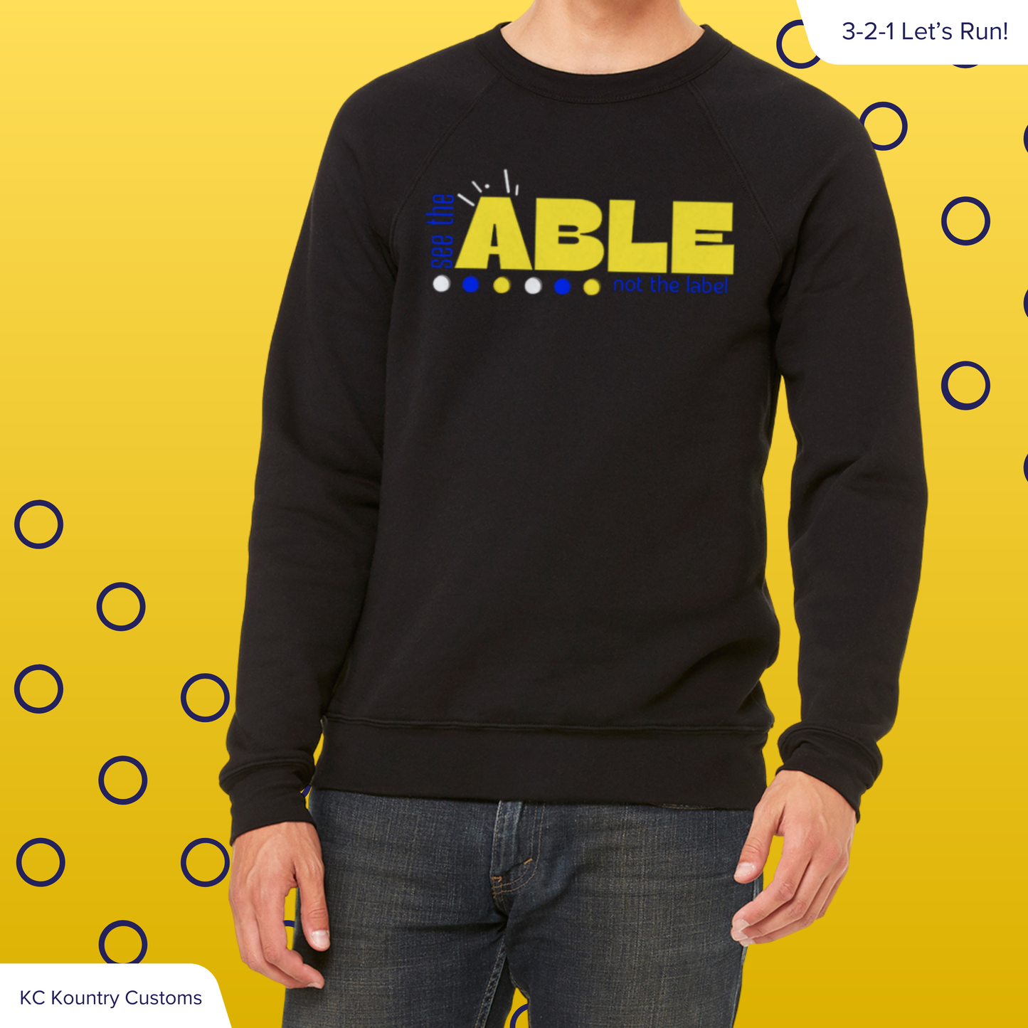 See The ABLE Not The Label - CREWNECK