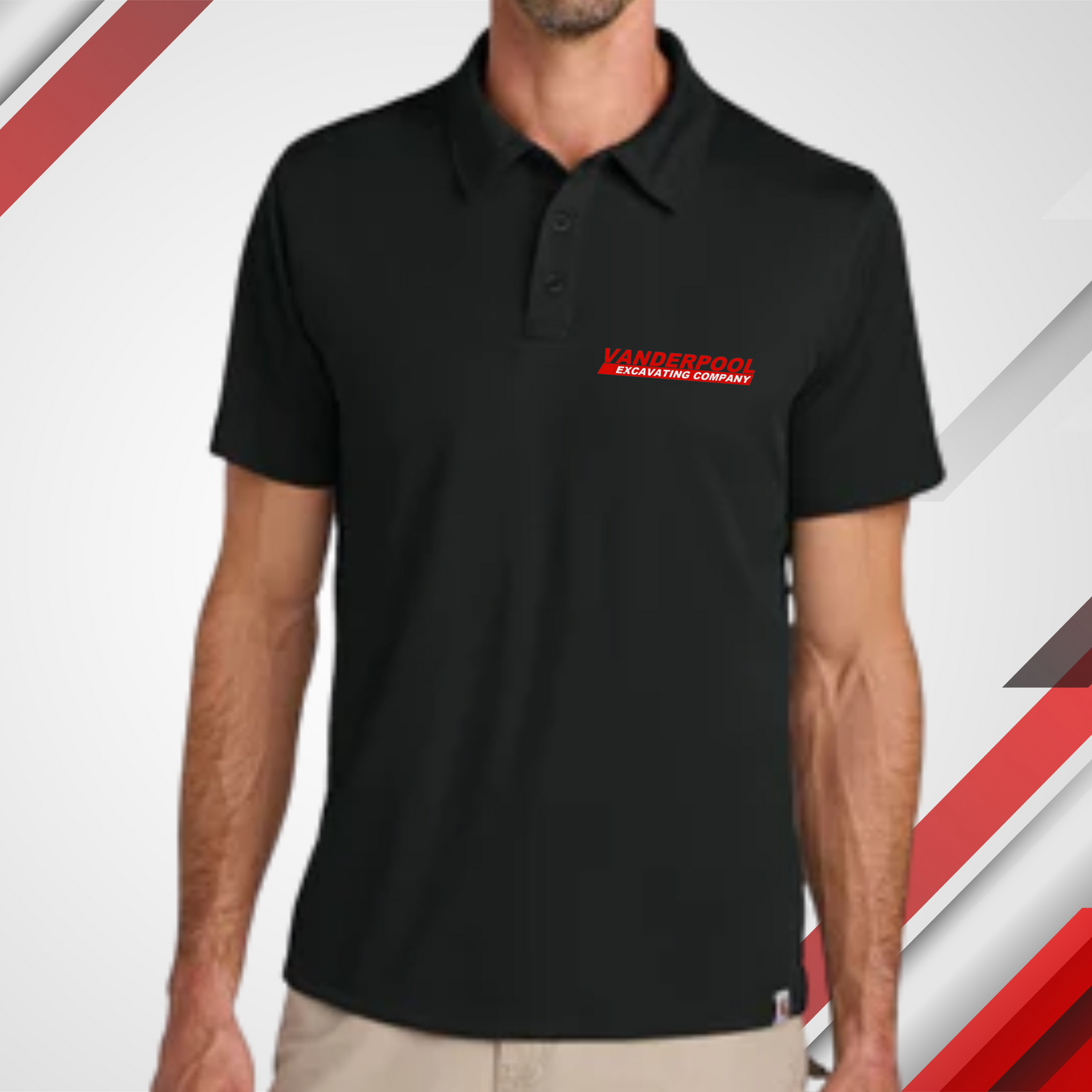 VEC Black Force Sun Defender Polo