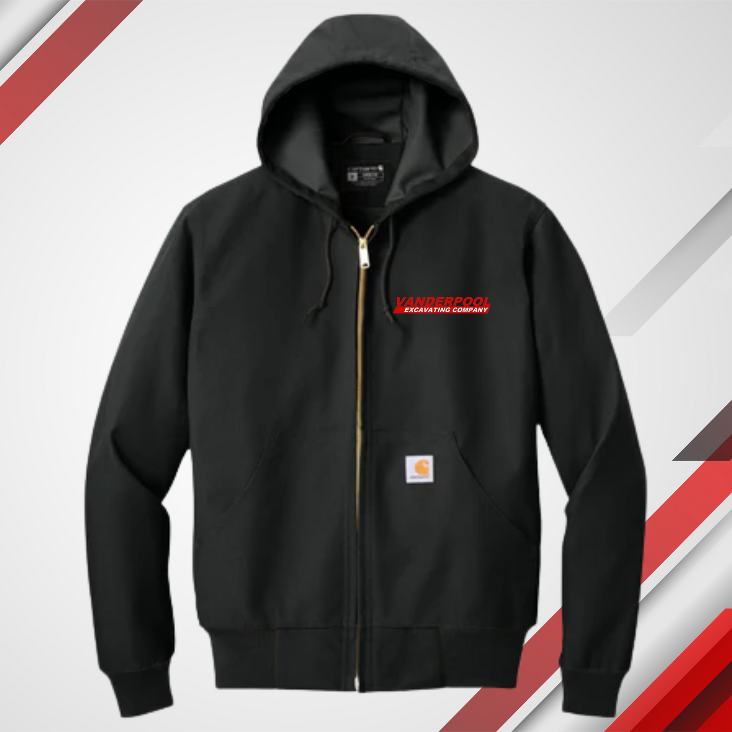 VEC Black Thermal Lined Duck Active Jacket