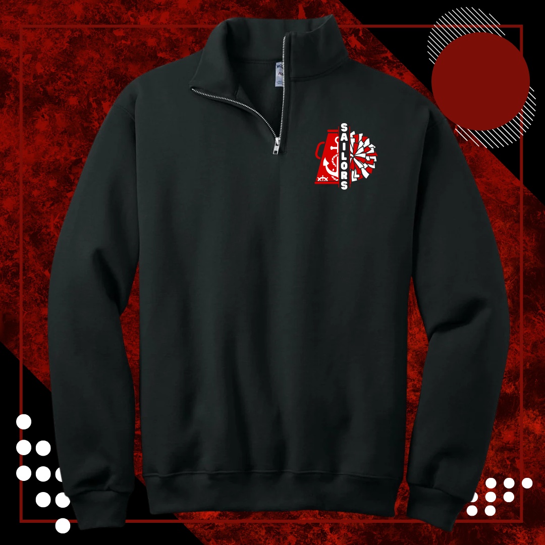 1/4-Zip Cadet Collar Sweatshirt