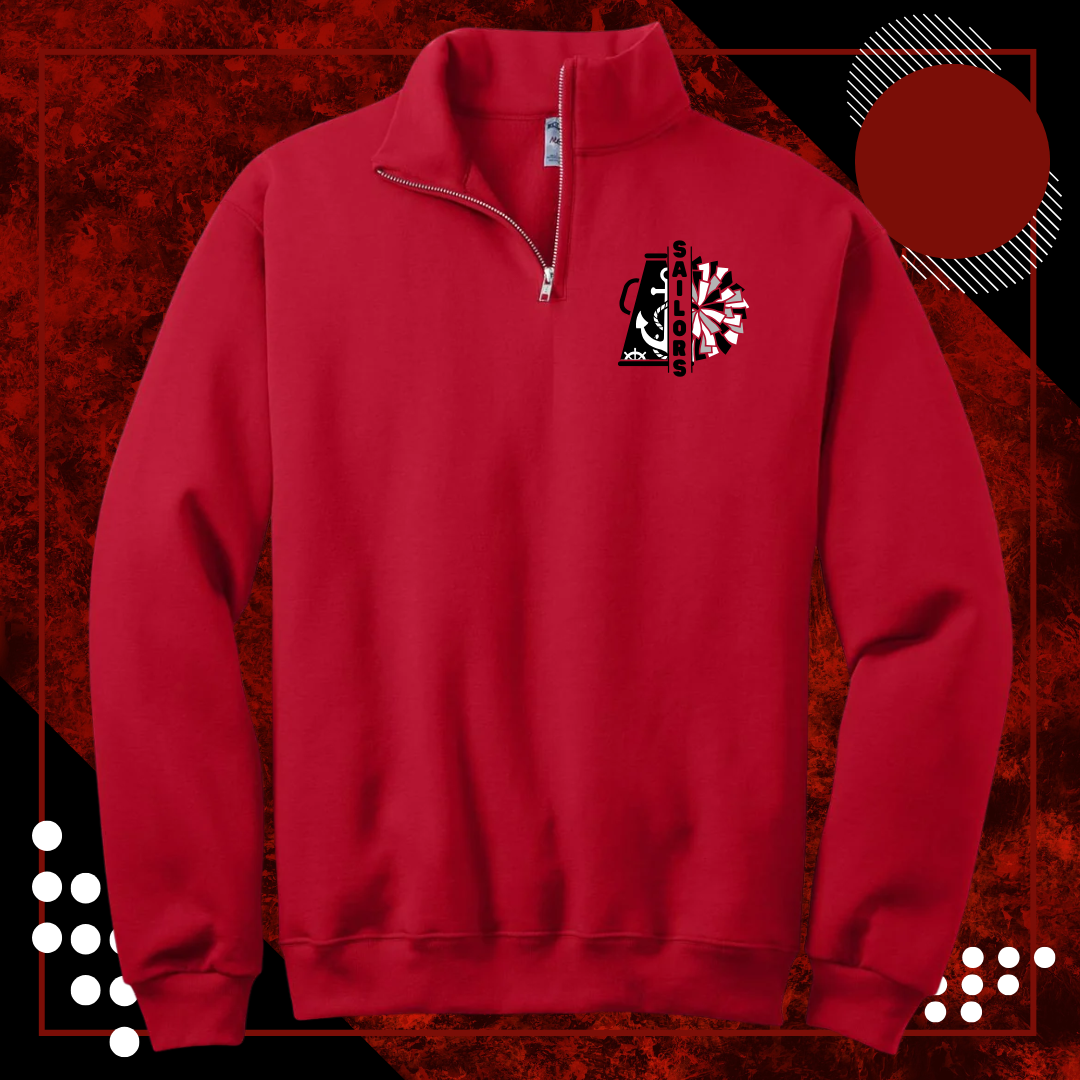1/4-Zip Cadet Collar Sweatshirt