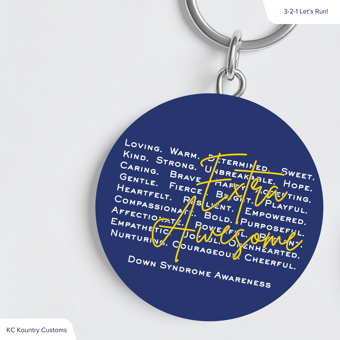 All The Details Keychain
