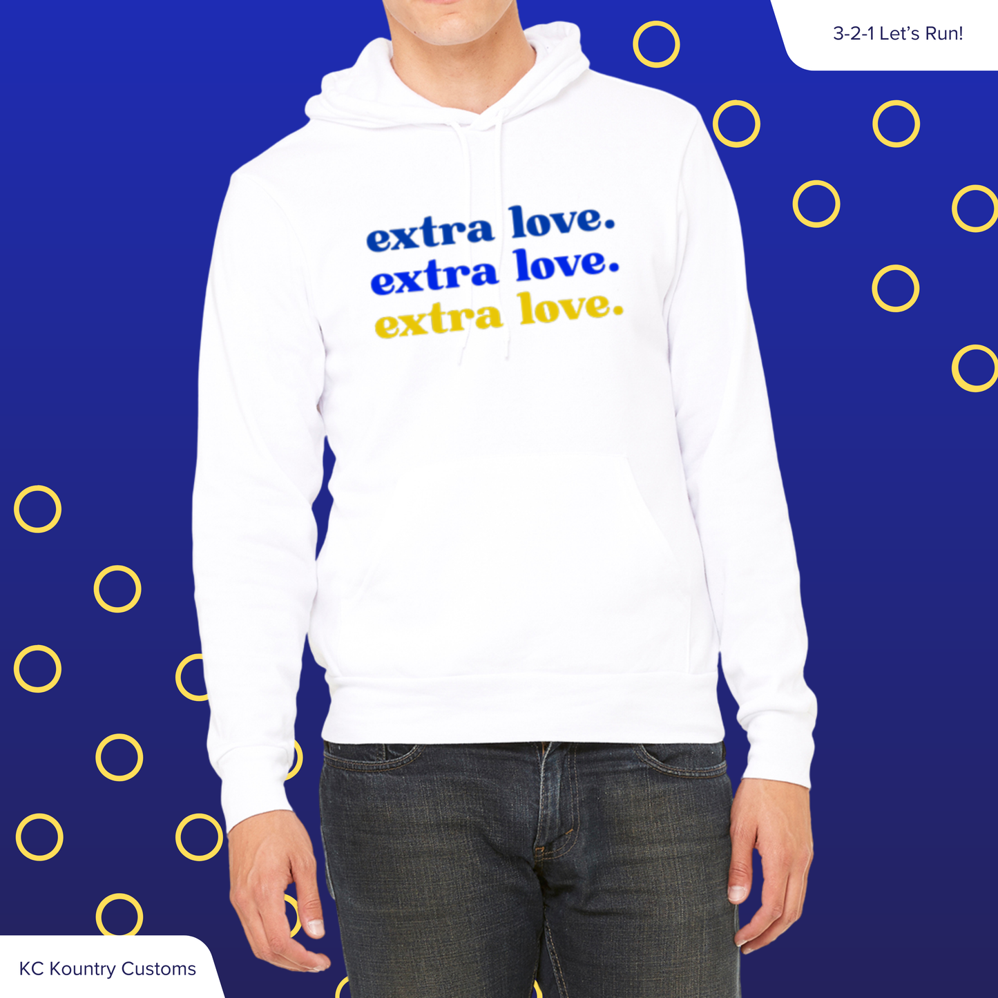 extra love. - HOODIE
