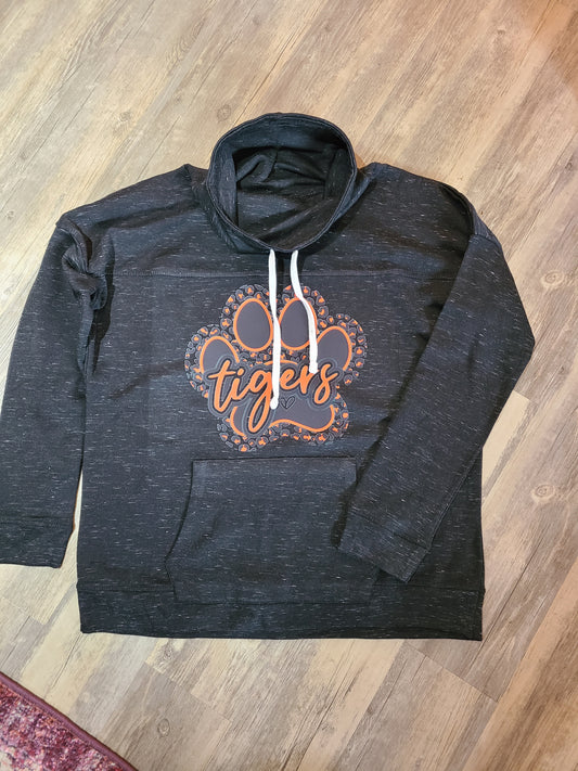 Tigers Cheetah Paw Crowl Sweatshirt