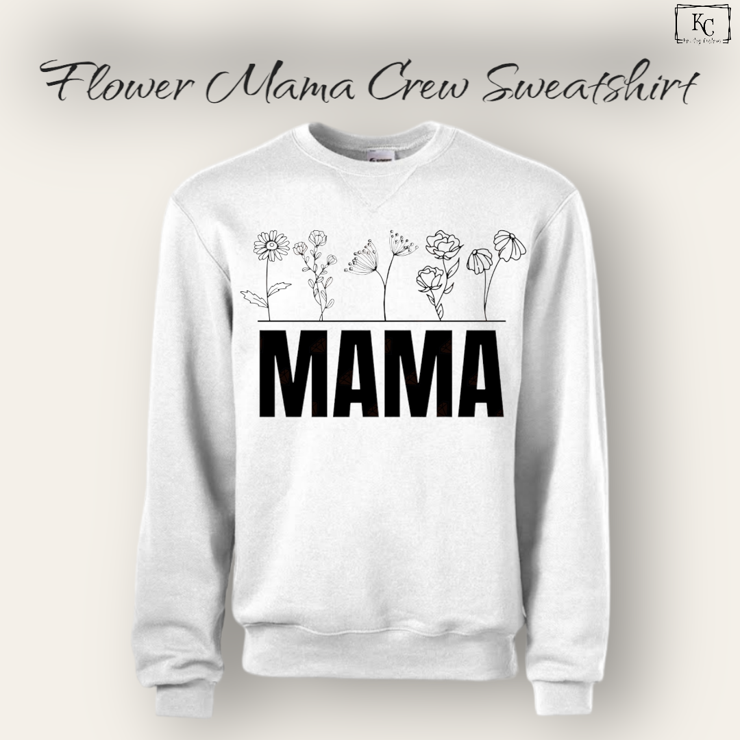 Flower Crew Sweatshirt