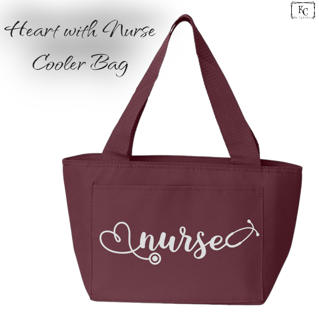 Heart with Nurse Cooler Bag